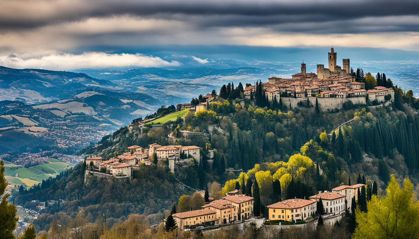 What is the weather like in San Marino throughout the year?