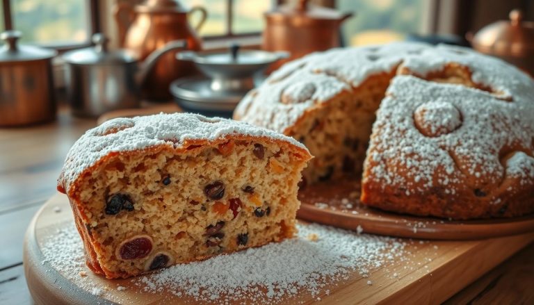 Bustrengo: A cake made with honey, nuts, and fruit.