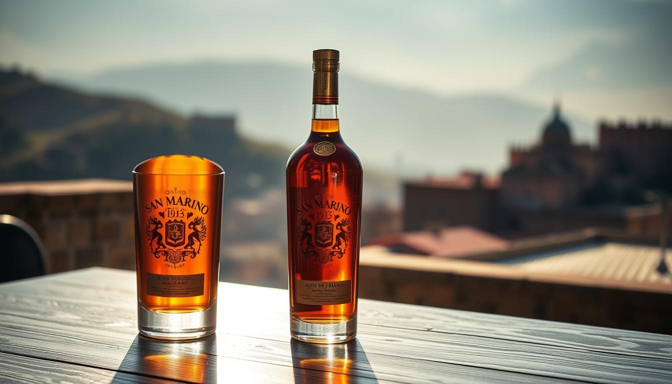 San Marino Brandy: Distilled wine or fermented fruit juice.