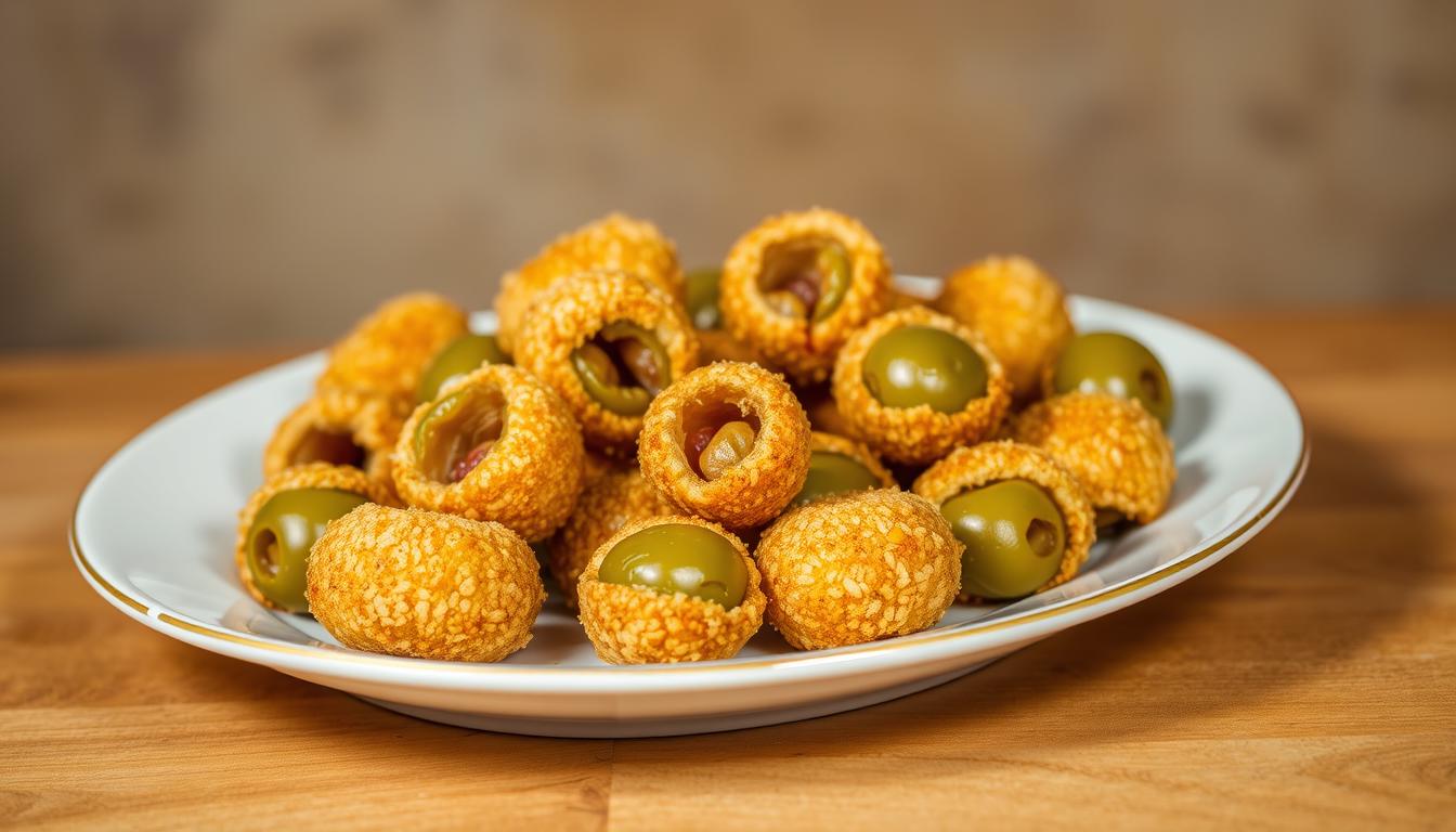 Olive Ascolane: Fried olives stuffed with meat.