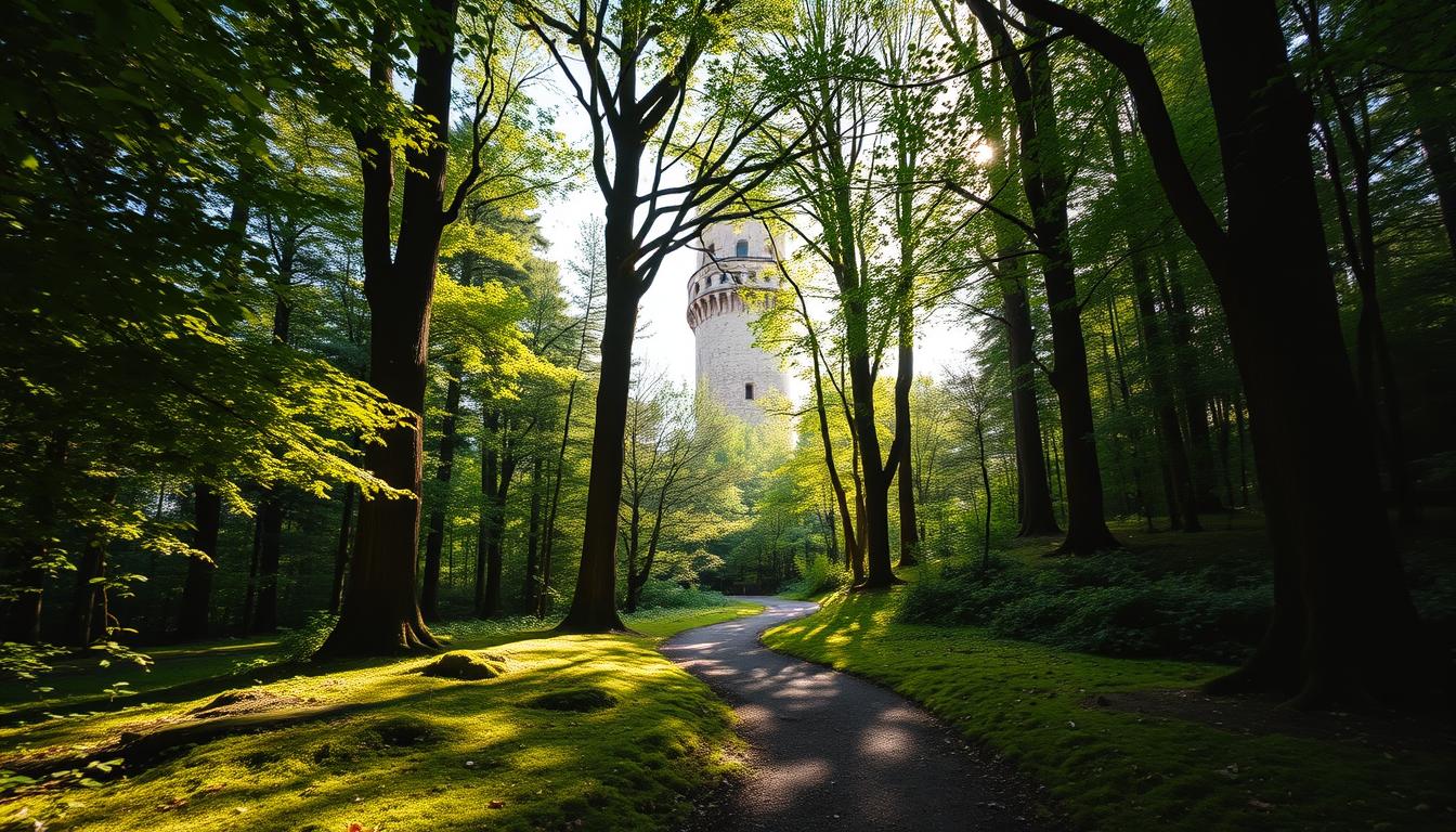 Visit Bosco della Cesta: A peaceful forest near the Cesta tower.