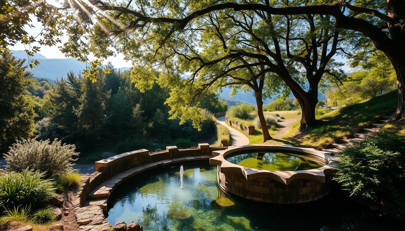Visit Fonte dell'Ovo: A natural spring with historical significance.
