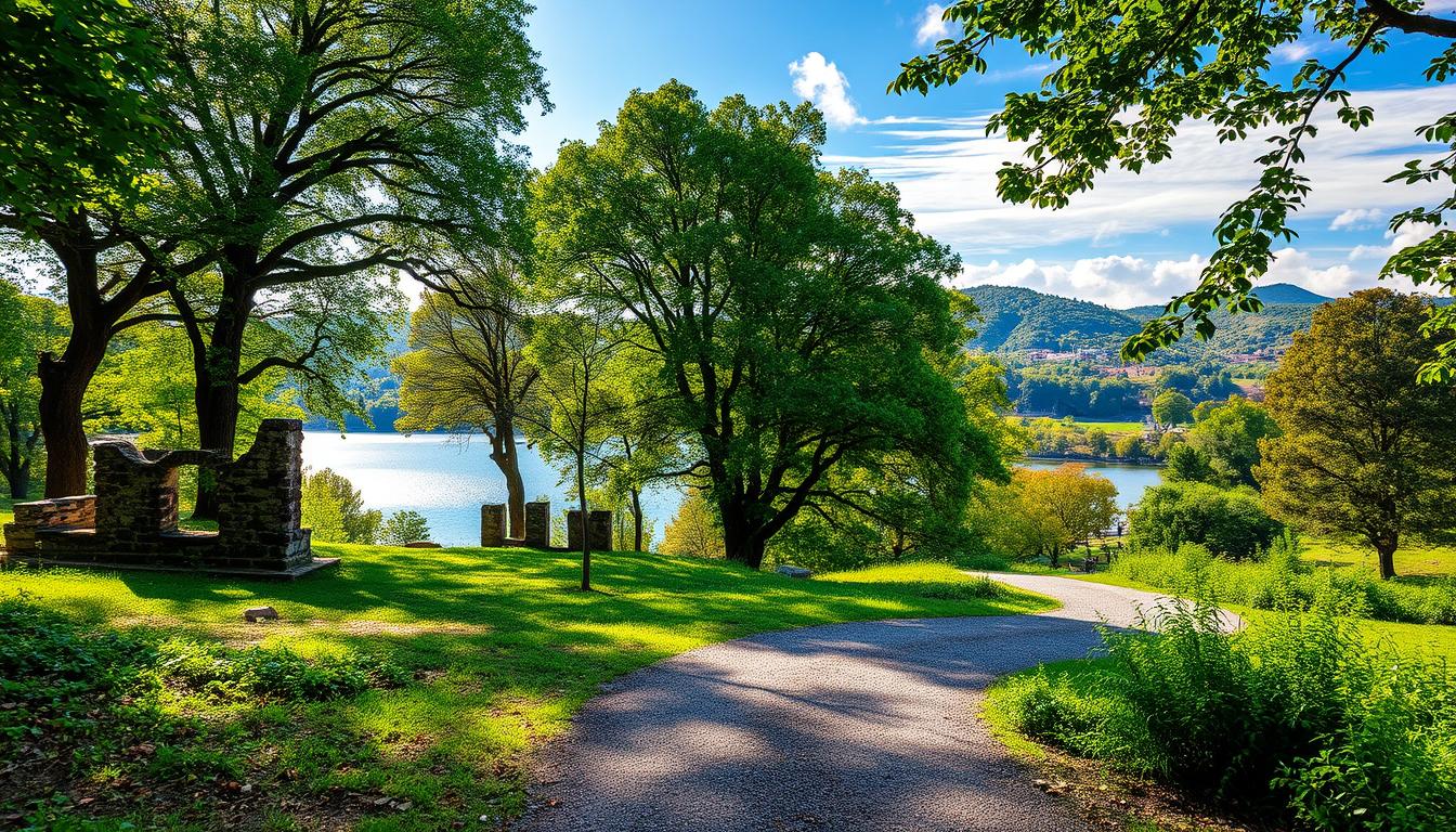Visit Faetano Park: A space combining history and nature.